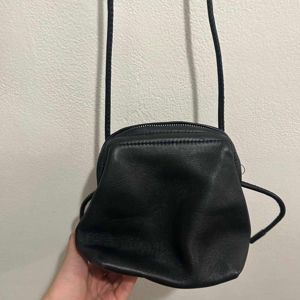 COS Black Mini Leather Bag